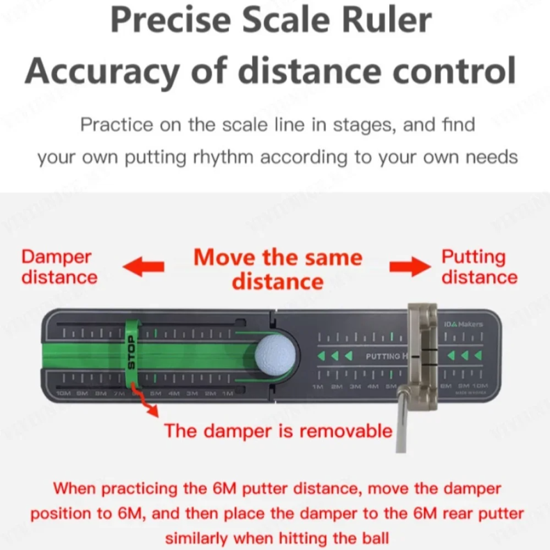 Swingreen Golf Distance Putting Precision Mat