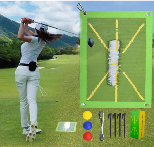 Swingreen® Golf Swing Mat - Training Mat for Swing Detection Batting